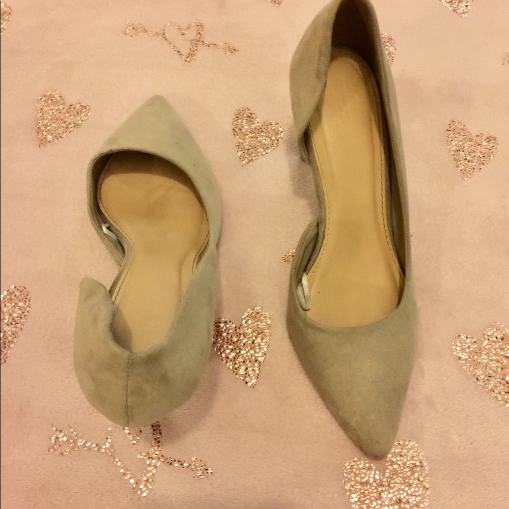 Forever 21 Grey Heels